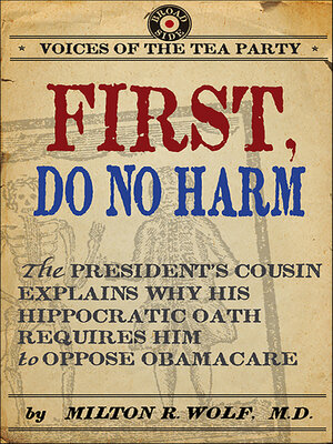 cover image of First, Do No Harm